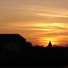 Sonnenuntergang über Heidelberg