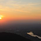 Sonnenuntergang über Heidelberg