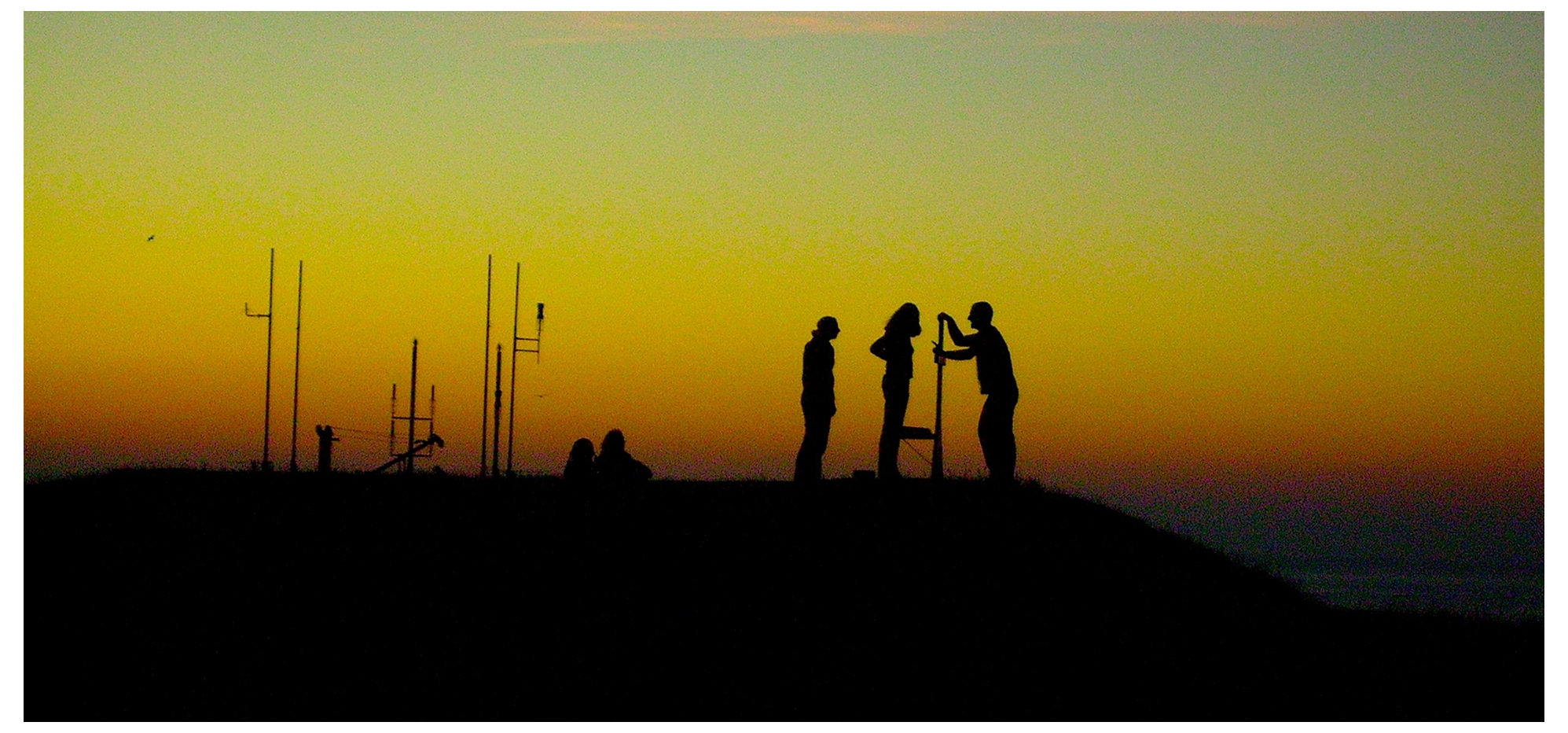 Sonnenuntergang über Helgoland