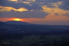 Sonnenuntergang über Hersbruck