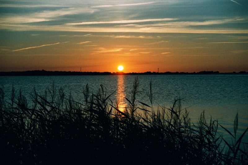 Sonnenuntergang über Hiddensee