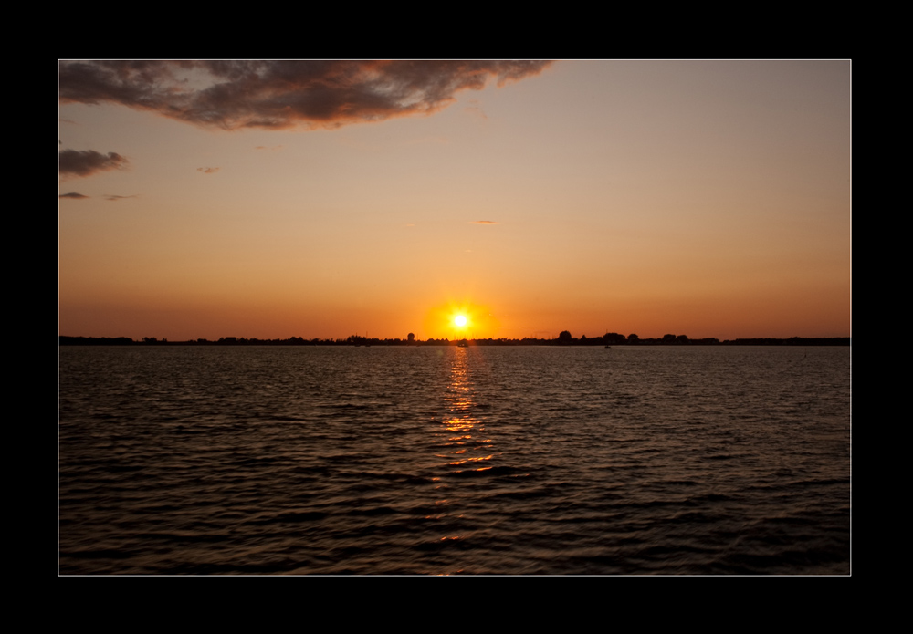 Sonnenuntergang über Hiddensee