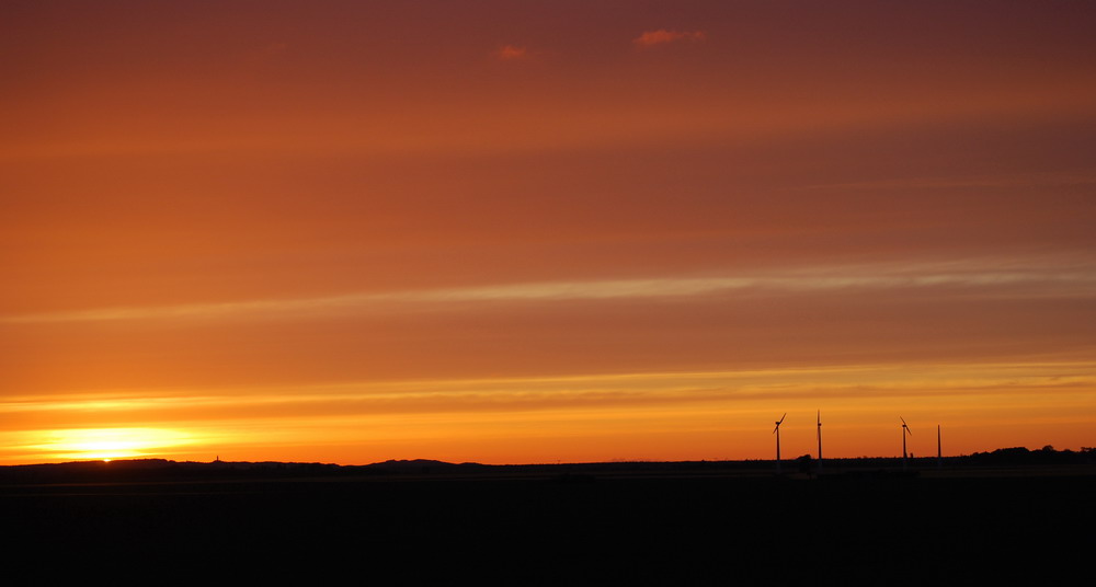 Sonnenuntergang über Hiddensee