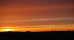 Sonnenuntergang über Hiddensee