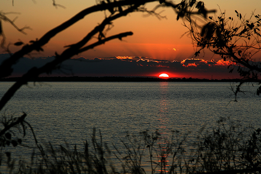 Sonnenuntergang über Hiddensee