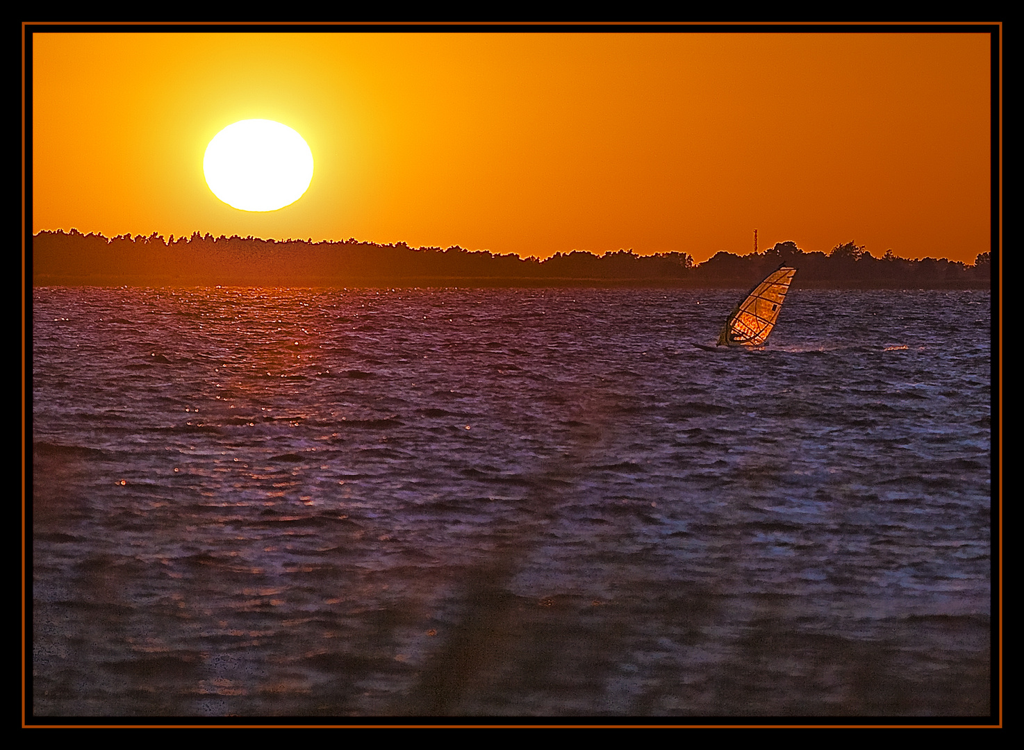 Sonnenuntergang über Hiddensee