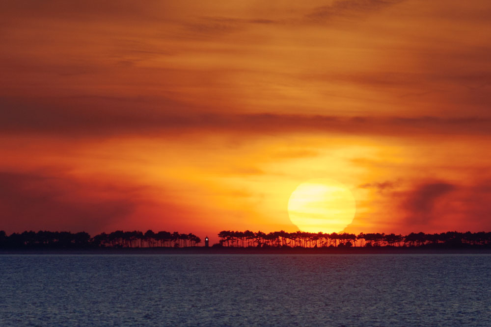 Sonnenuntergang über Hiddensee