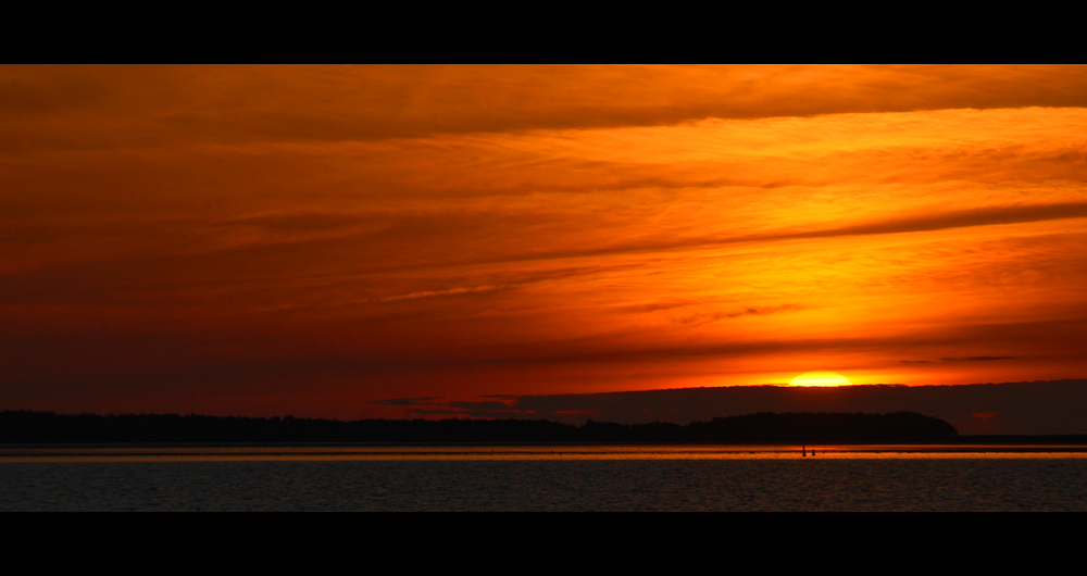 Sonnenuntergang über Hiddensee