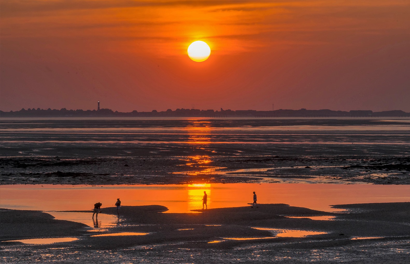 Sonnenuntergang über Hörnum