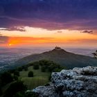 Sonnenuntergang über Hohenzollern