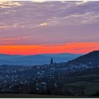 Sonnenuntergang über Homberg / Efze