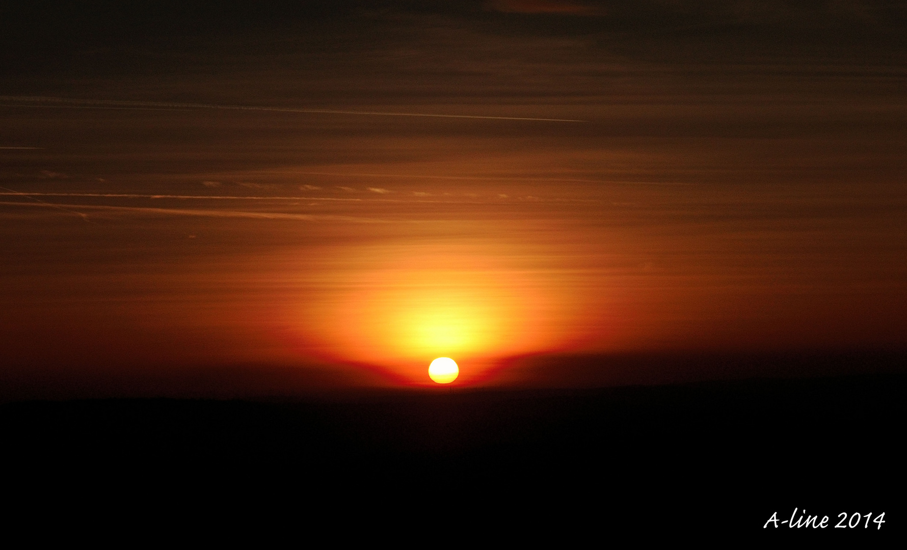 Sonnenuntergang über Homberg/Efze