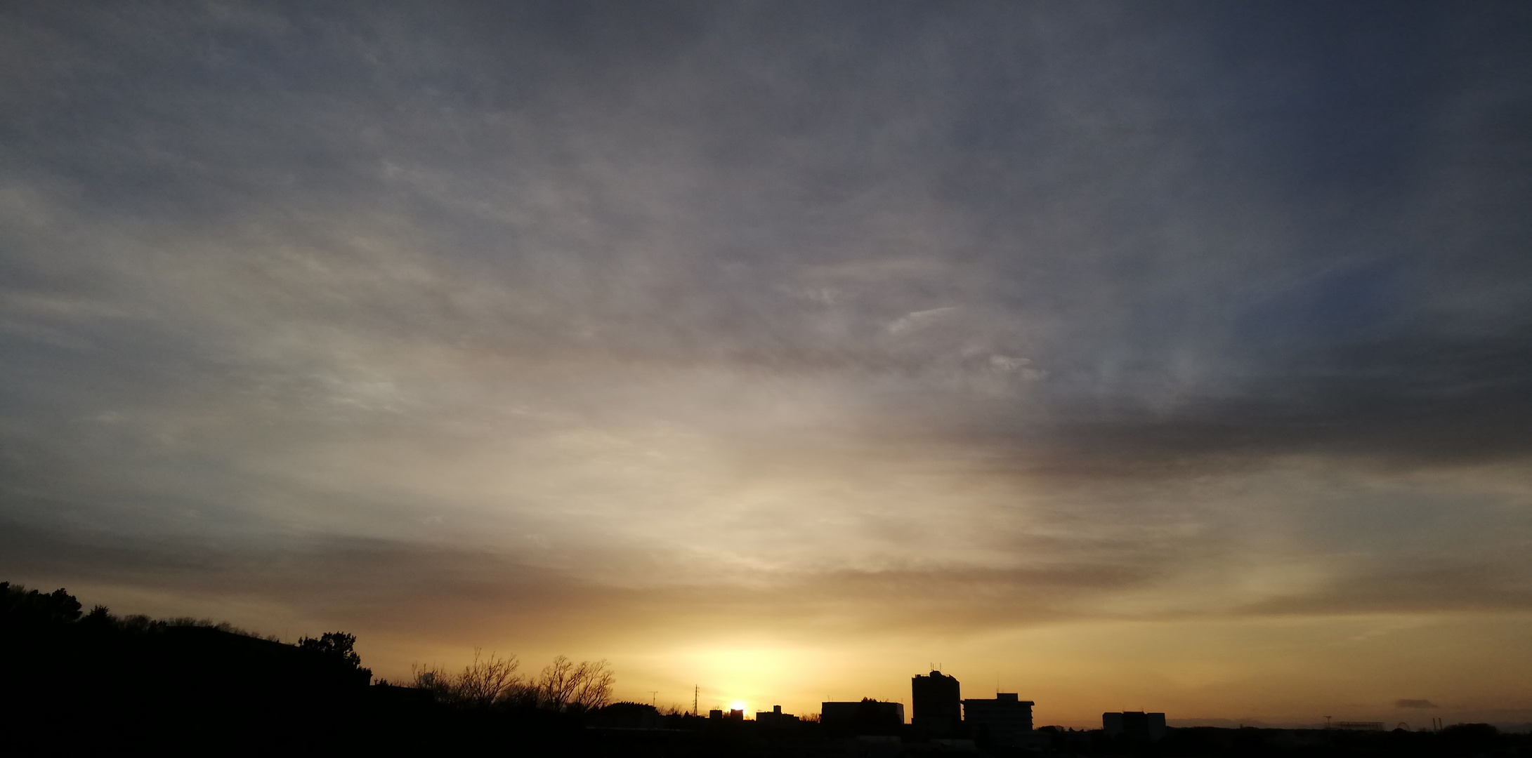 Sonnenuntergang über Ikuta