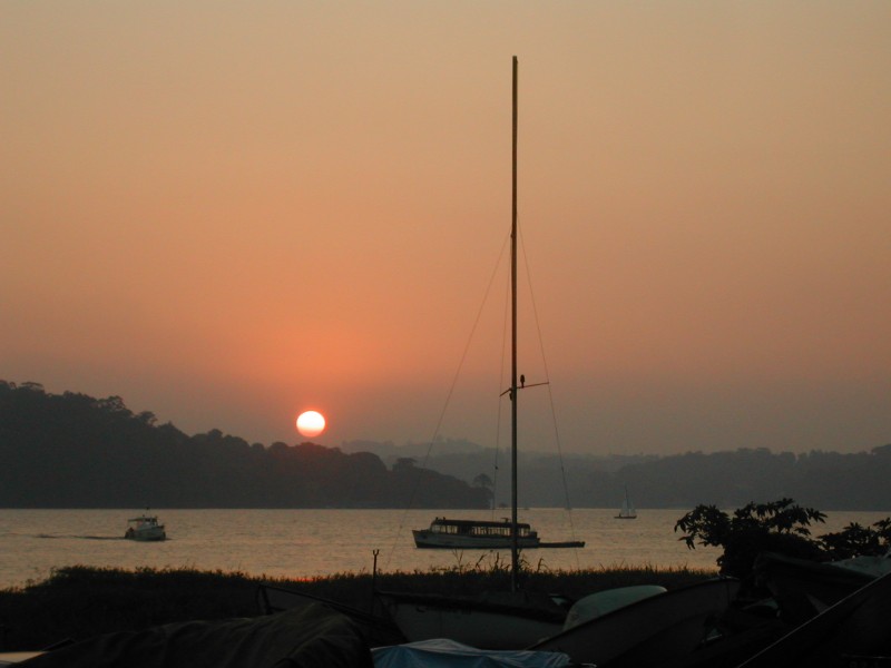 Sonnenuntergang über Interlagos