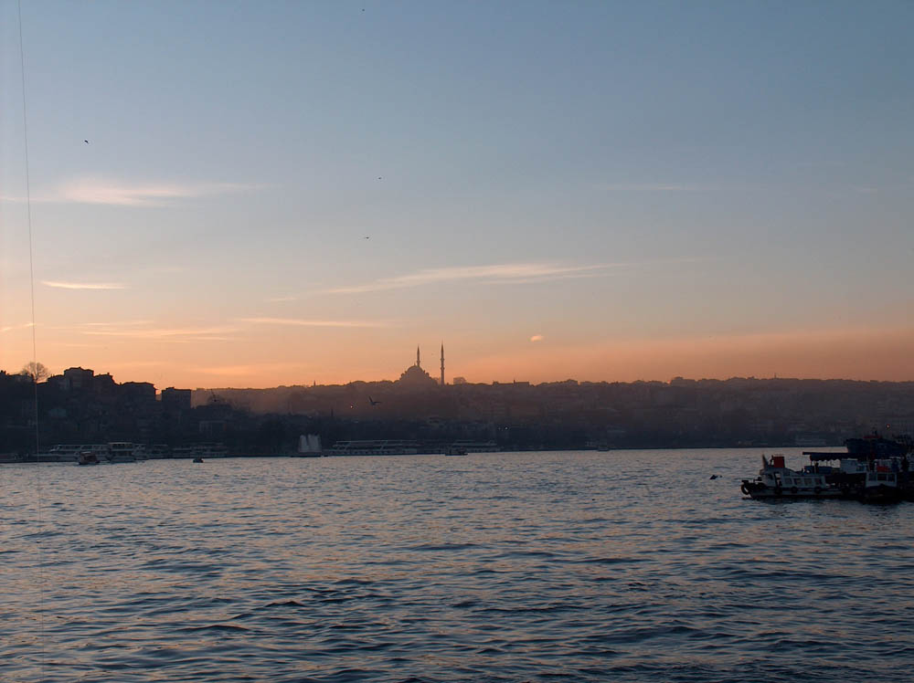 Sonnenuntergang über Istanbul