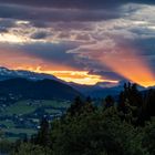 Sonnenuntergang ueber Jotunheimen