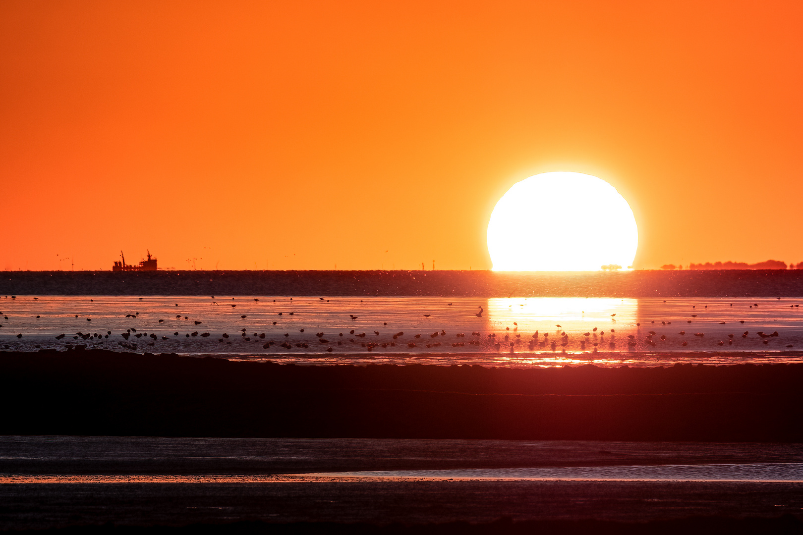 Sonnenuntergang über Juist 2