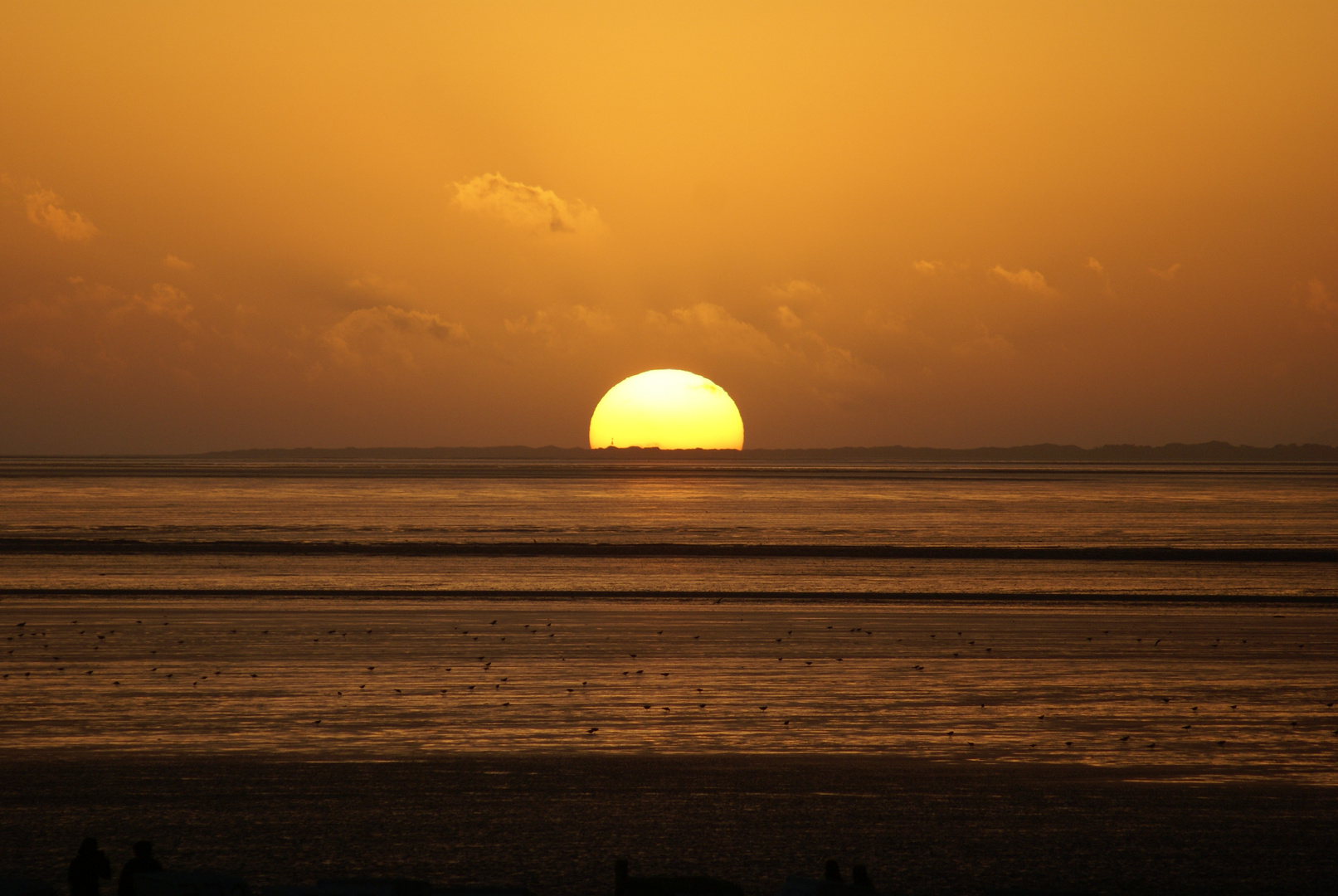 Sonnenuntergang über Juist