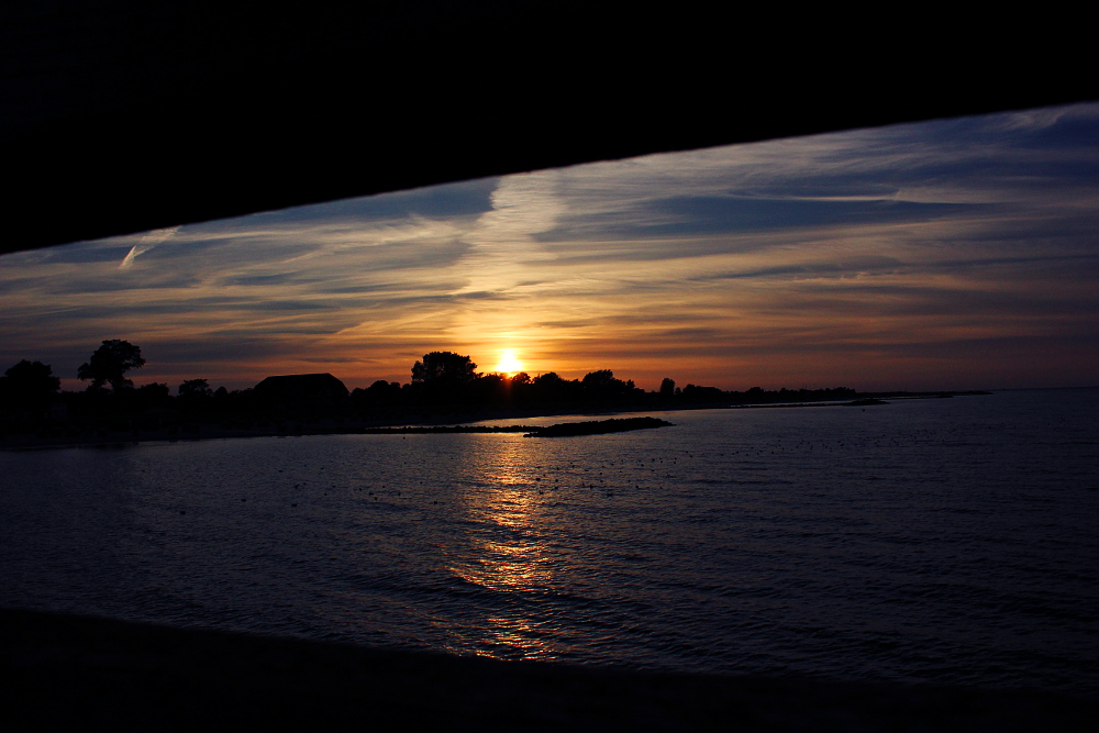 Sonnenuntergang über Kalifornien