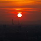 Sonnenuntergang über Karlsruhe