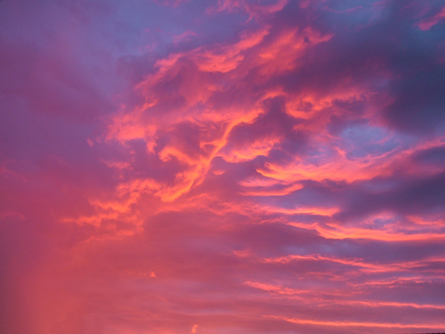 Sonnenuntergang über Kaufbeuren