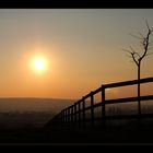 Sonnenuntergang über Kaufungen