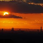 Sonnenuntergang über Köln