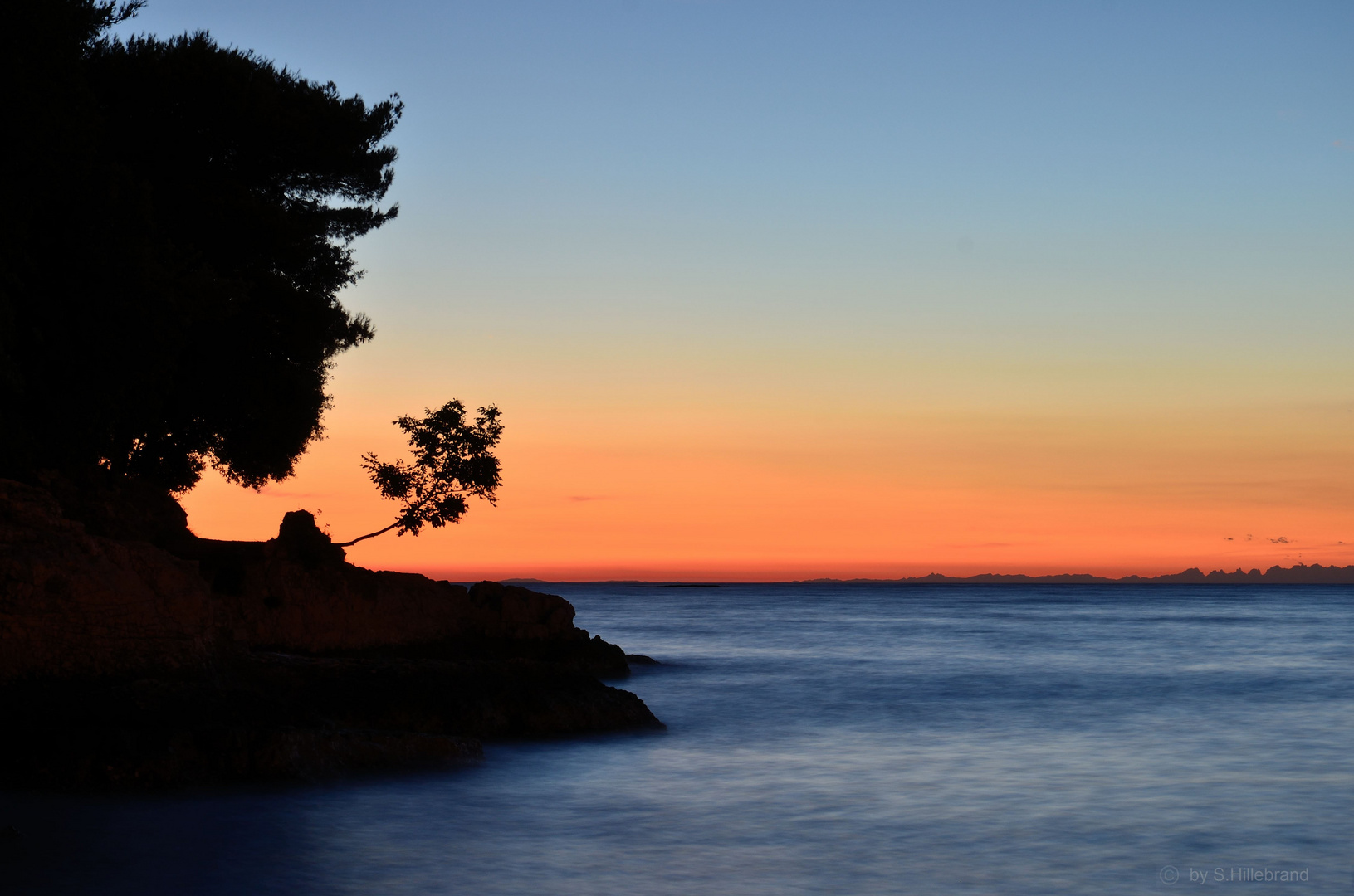 Sonnenuntergang über Kroatien