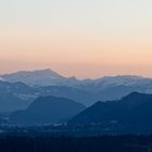 Sonnenuntergang über Kufstein ...