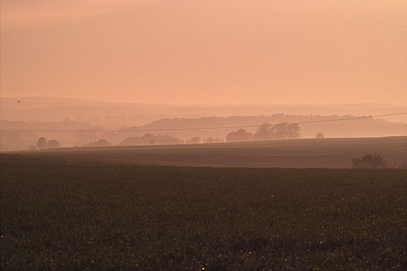 Sonnenuntergang über Kurhessen