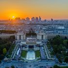 Sonnenuntergang über La Defense