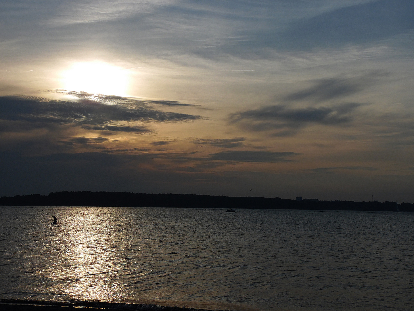 Sonnenuntergang über Laboe