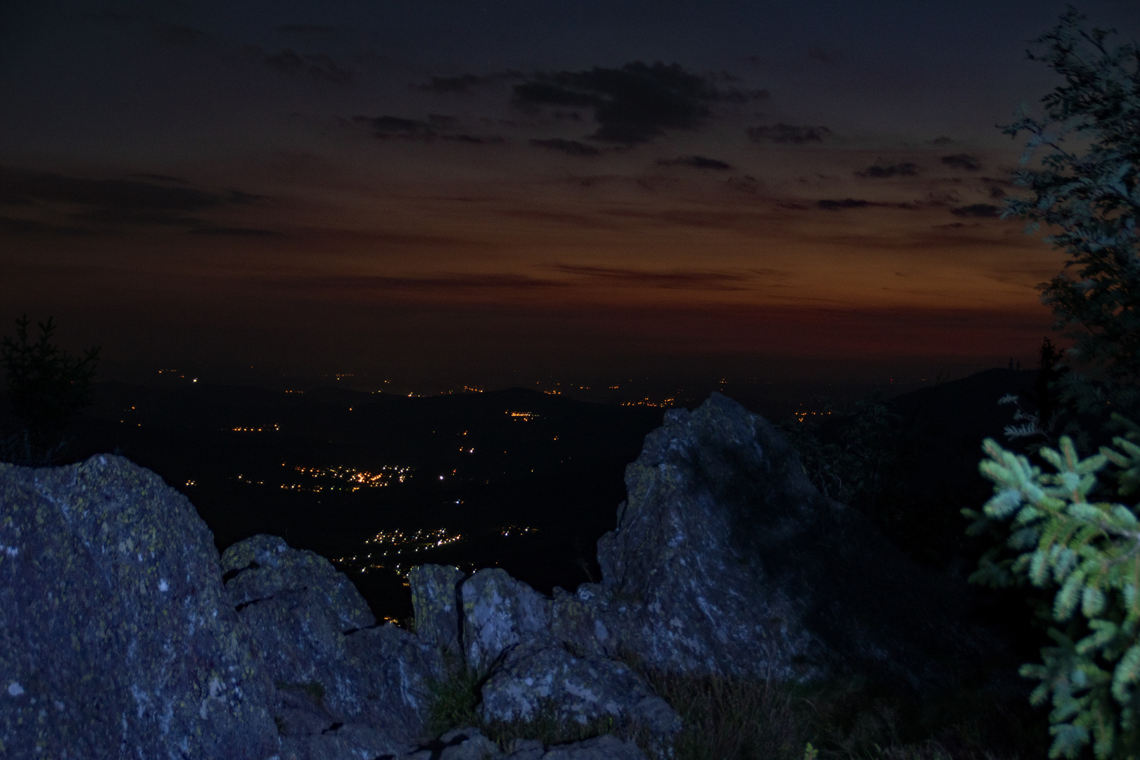 Sonnenuntergang über Lam