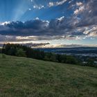 Sonnenuntergang über Lauchringen