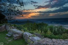 Sonnenuntergang über Lauchringen