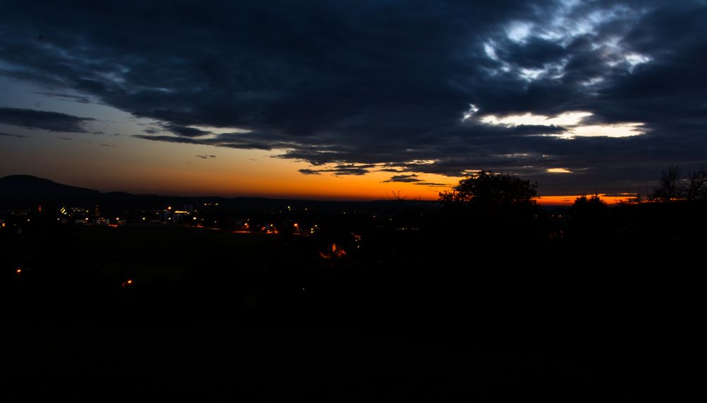 Sonnenuntergang über Lauf