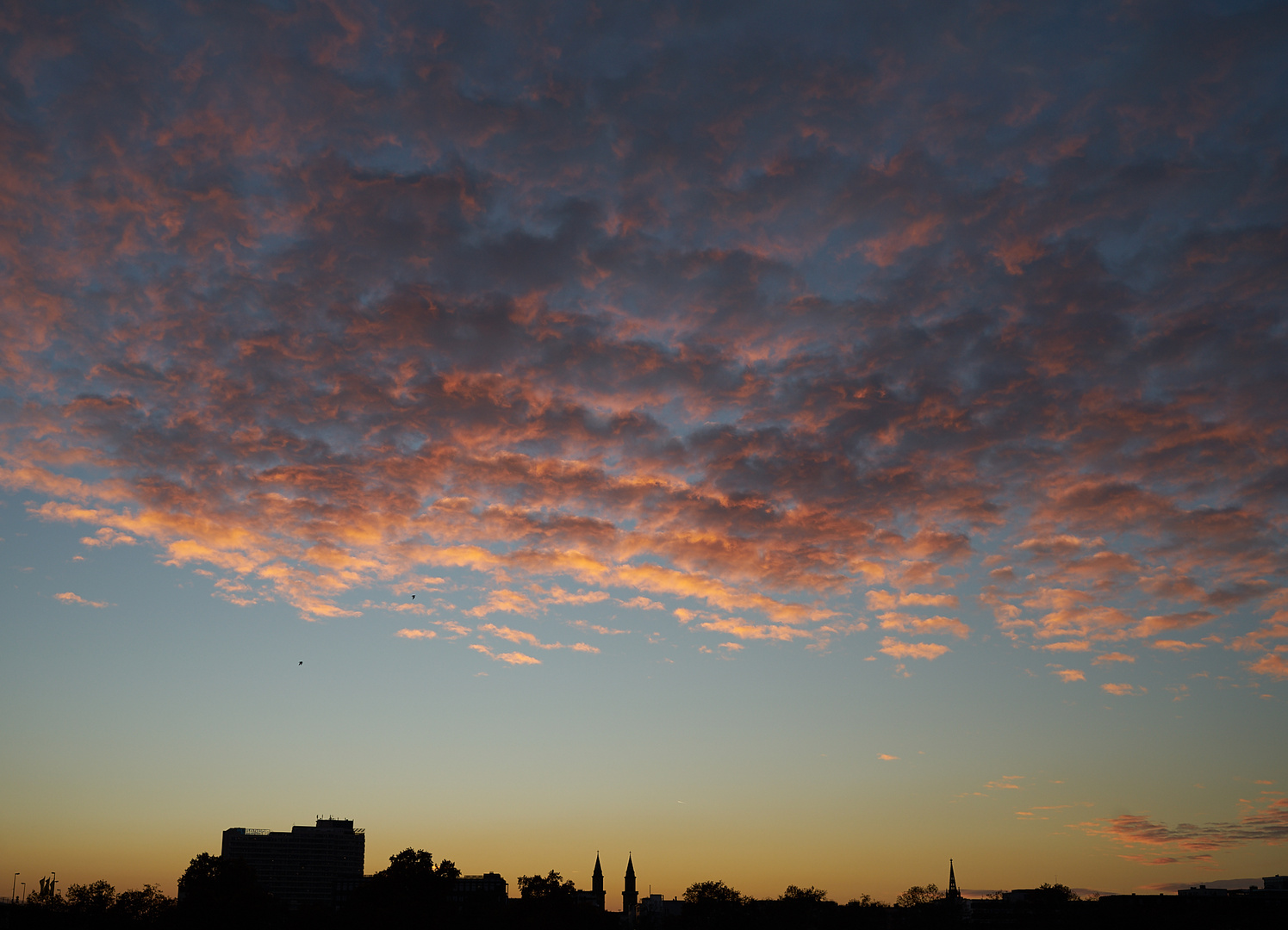 Sonnenuntergang über Ludwigshafen a.R.