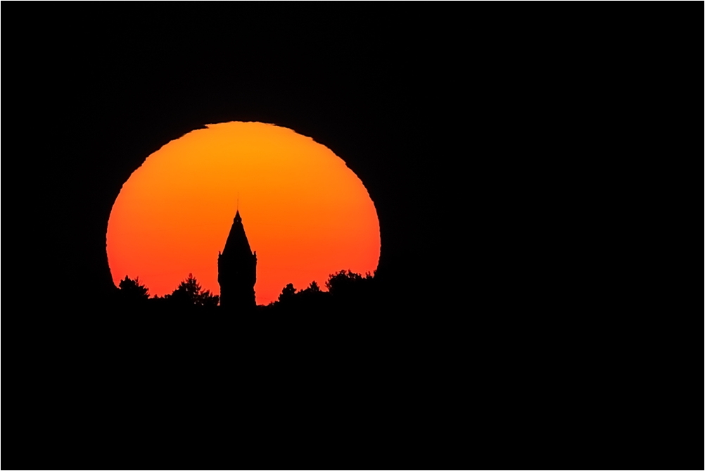 Sonnenuntergang über Lüneburg