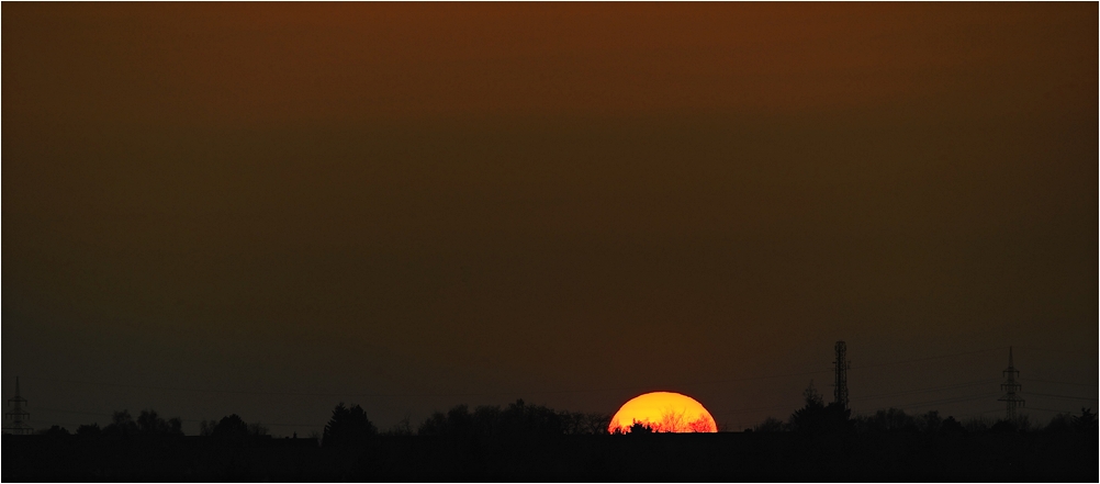 Sonnenuntergang über Lüneburg