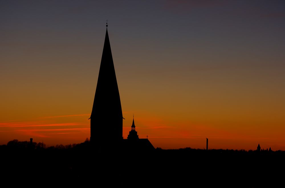 Sonnenuntergang über Lüneburg