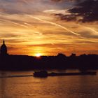 Sonnenuntergang über Mainz