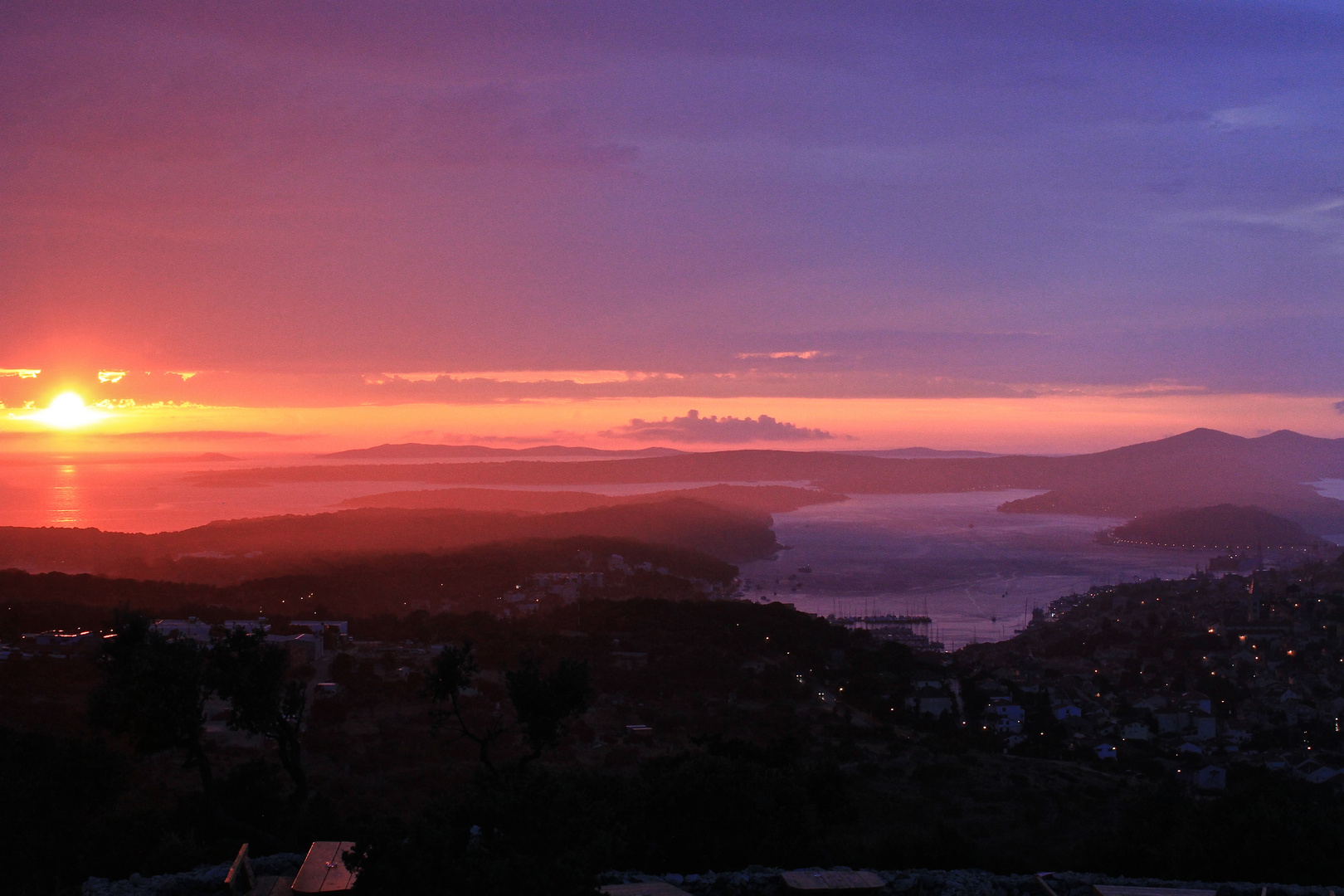 Sonnenuntergang über Mali Losinj