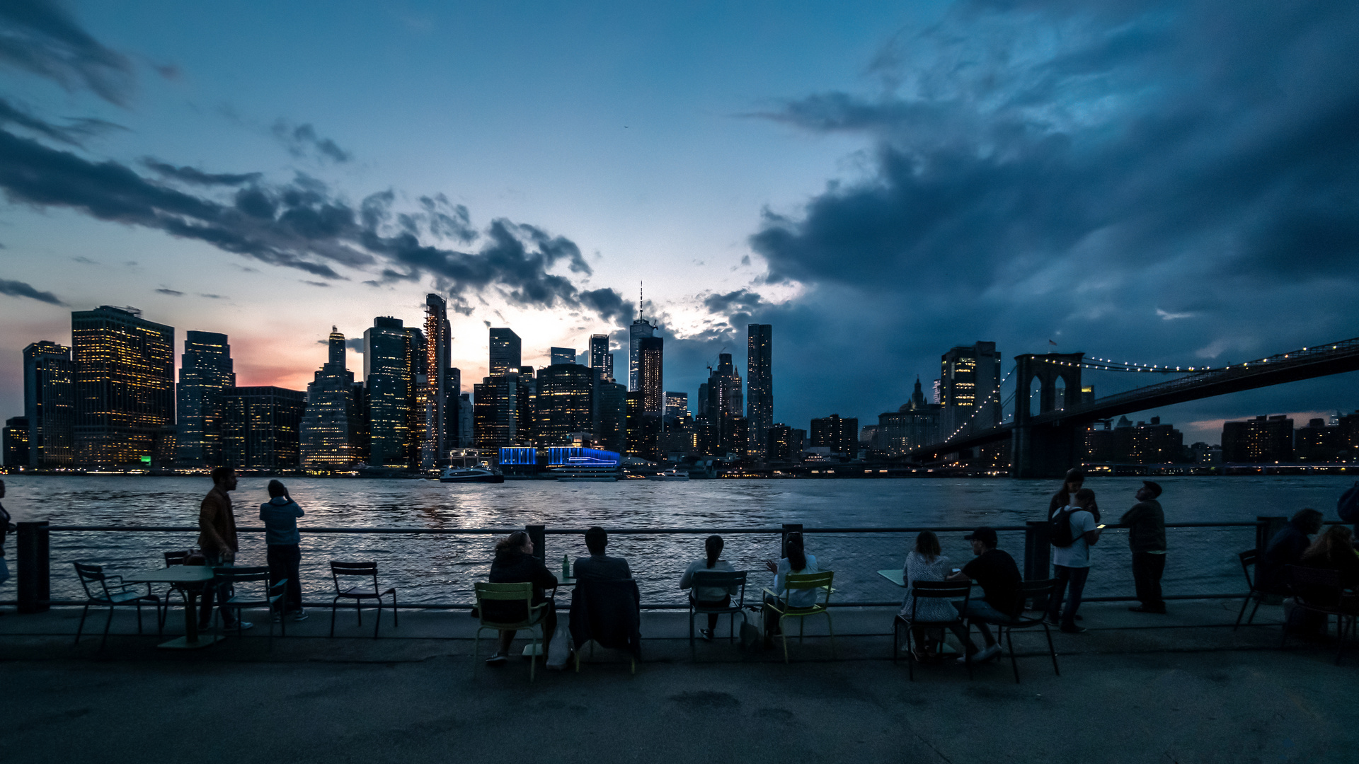 Sonnenuntergang über Manhattan