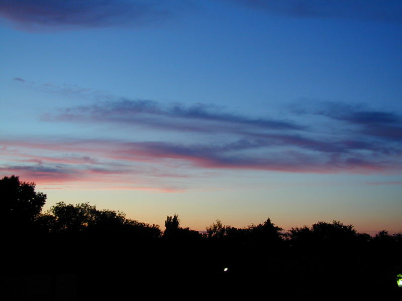 Sonnenuntergang über Manitoba