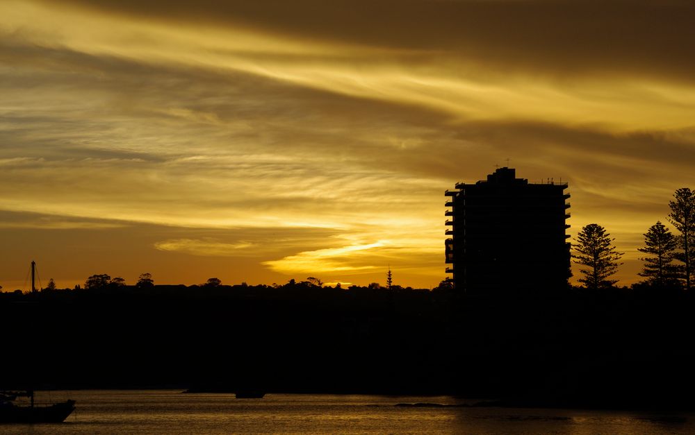 Sonnenuntergang über Manly