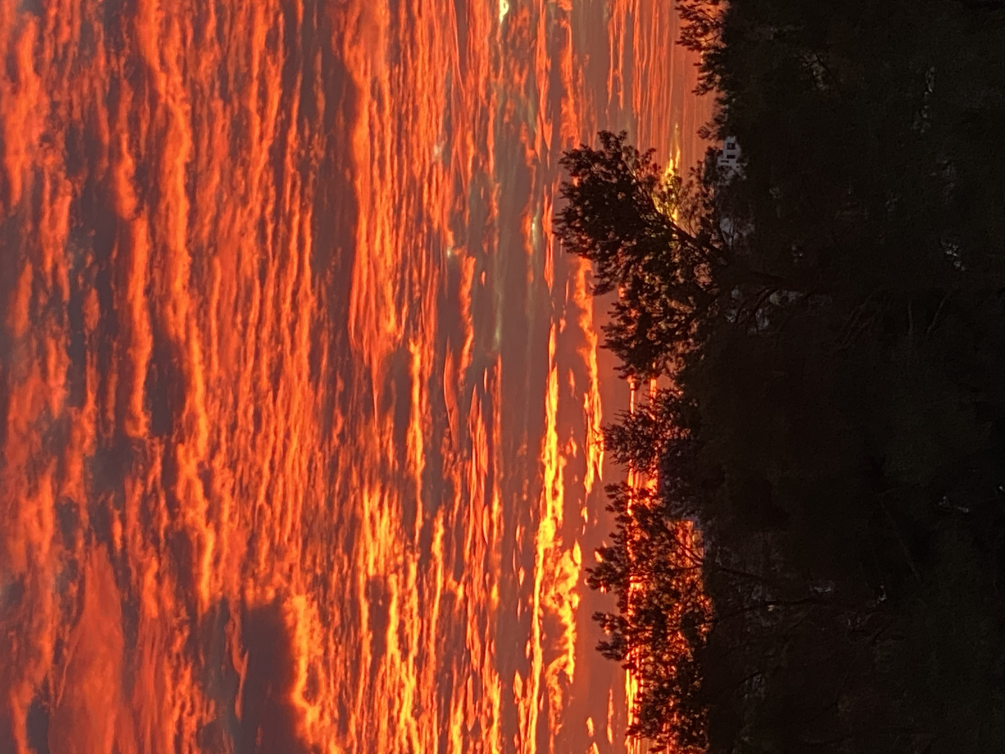 Sonnenuntergang über Marienfelde 