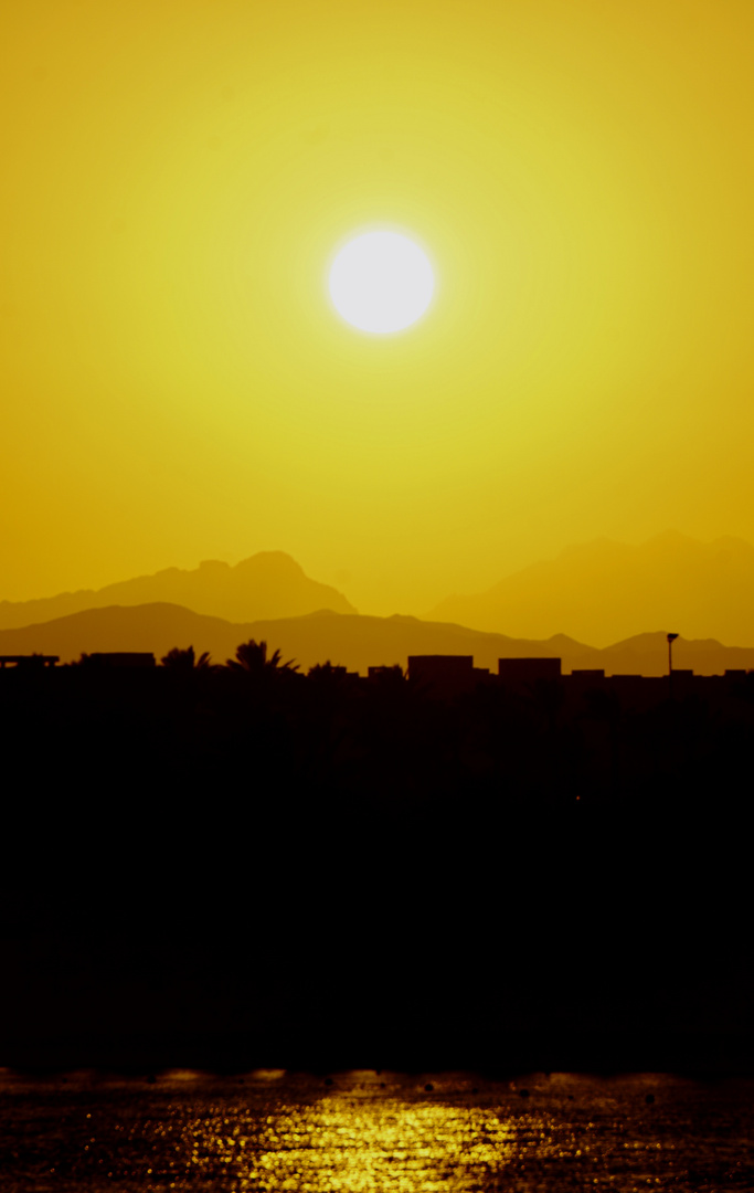 Sonnenuntergang über Marsa Alam