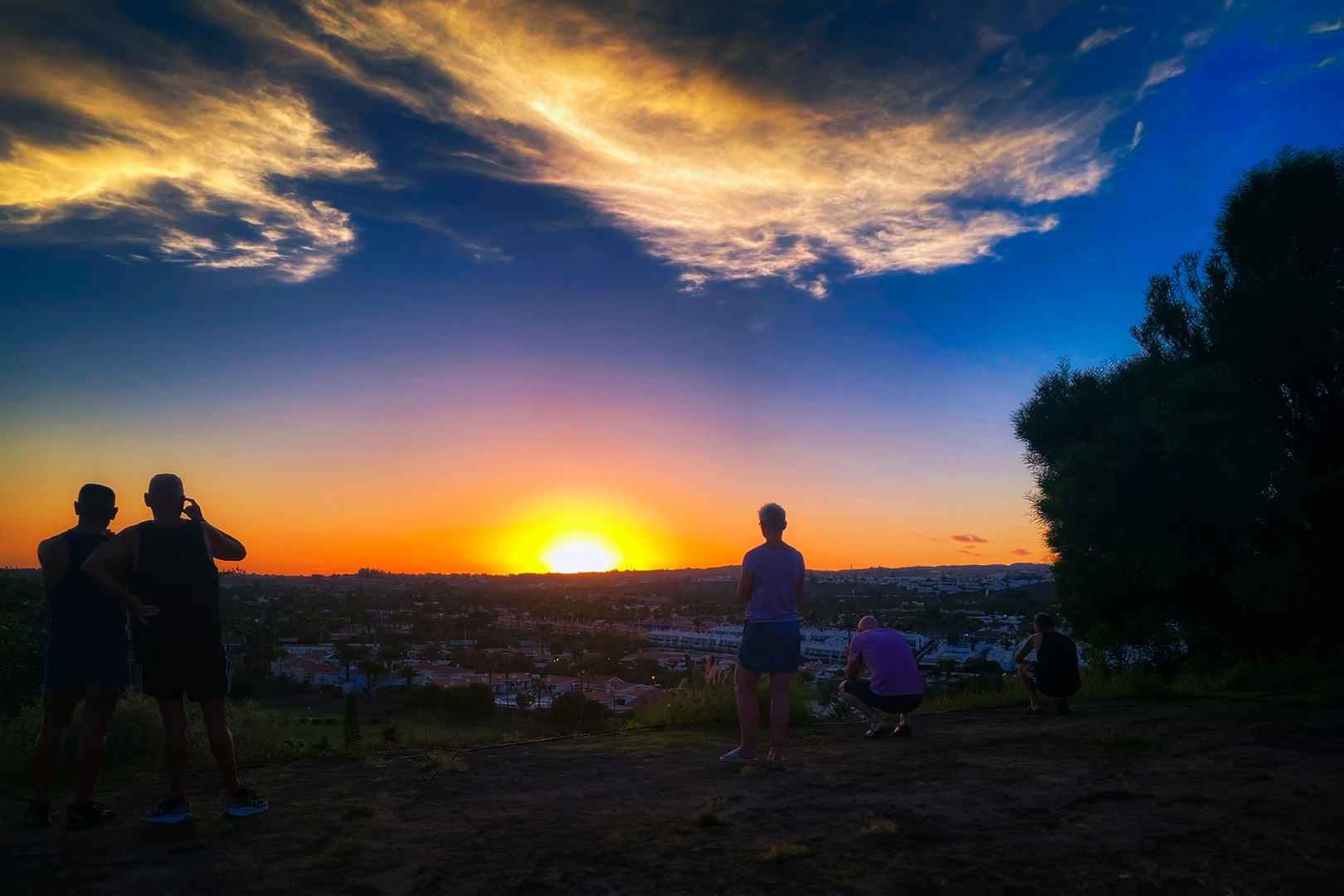 Sonnenuntergang über Maspalomas