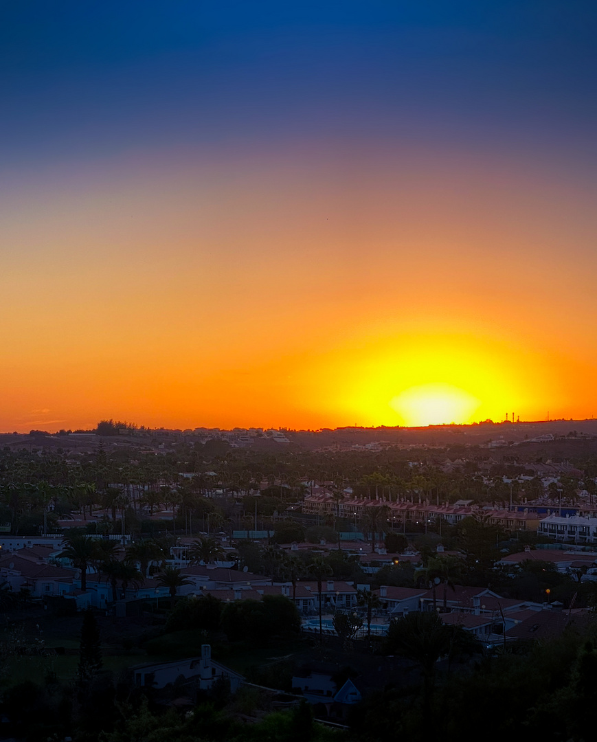 Sonnenuntergang über Maspalomas