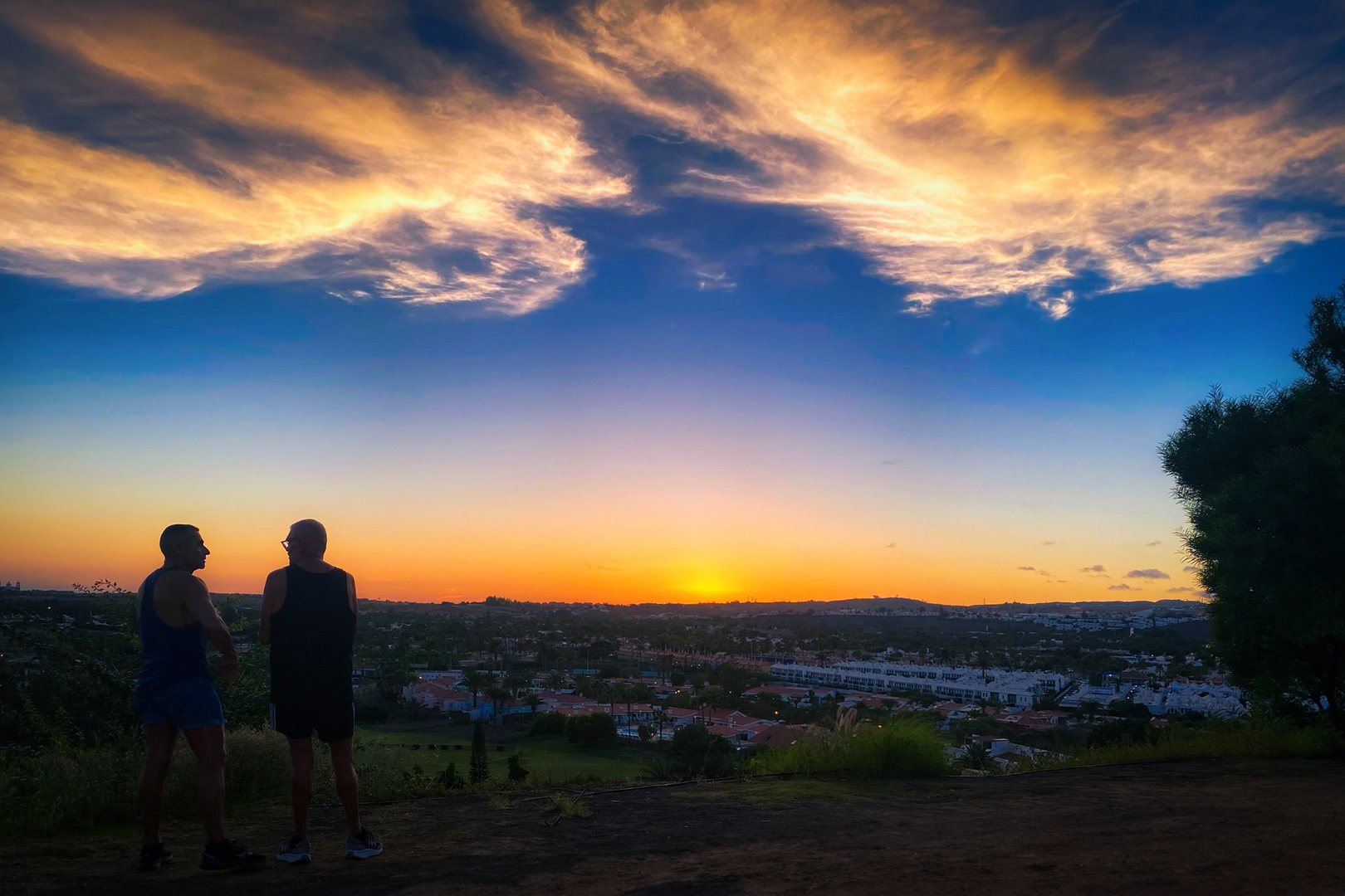 Sonnenuntergang über Maspalomas